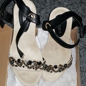 Jeweled Cloudwalker wedged heel by Avenue